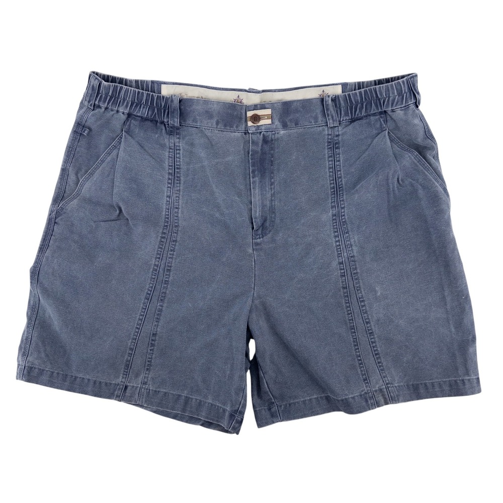 The Territory Ahead Mens XXL Life‎ Of Riley Sunwashed Shorts Dusty Blue Elastic